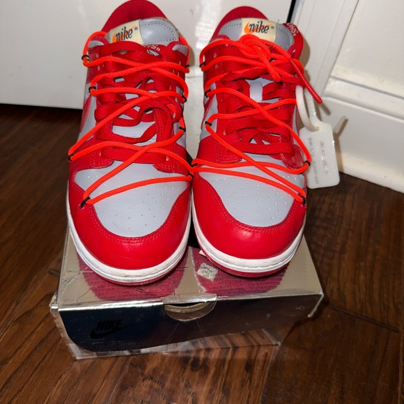 Nike Other - Off White Nike Dunk “University Red”